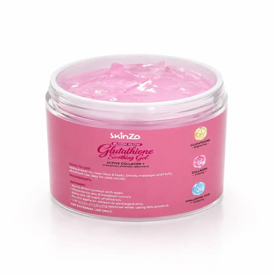 Skinzo Bloom Glow Glutathione Soothing Gel