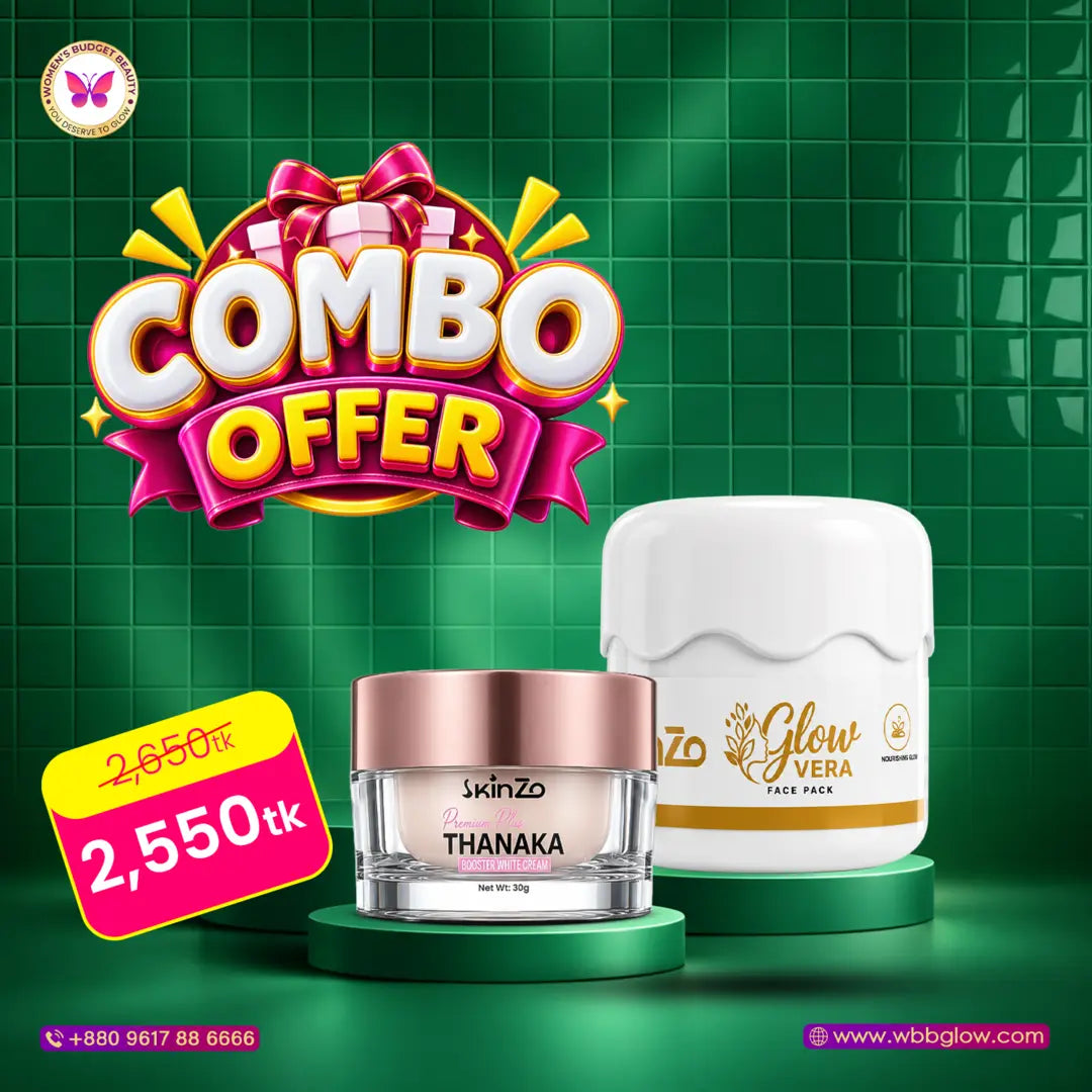 SkinZo Brightening & Glow Combo | Thanaka Cream + Face Pack